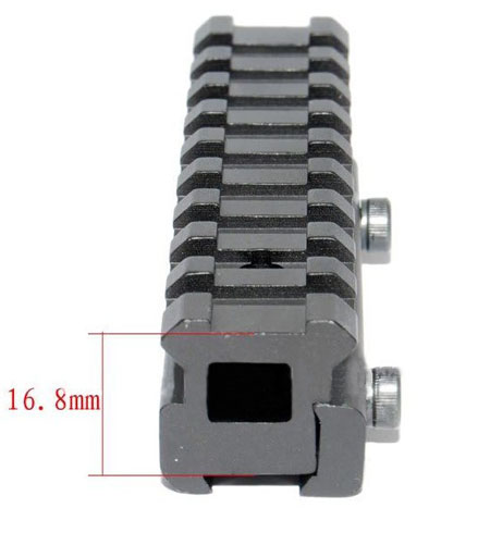 Dovetail Rail Extension 11mm to 20mm rail mount Weaver Adapter
